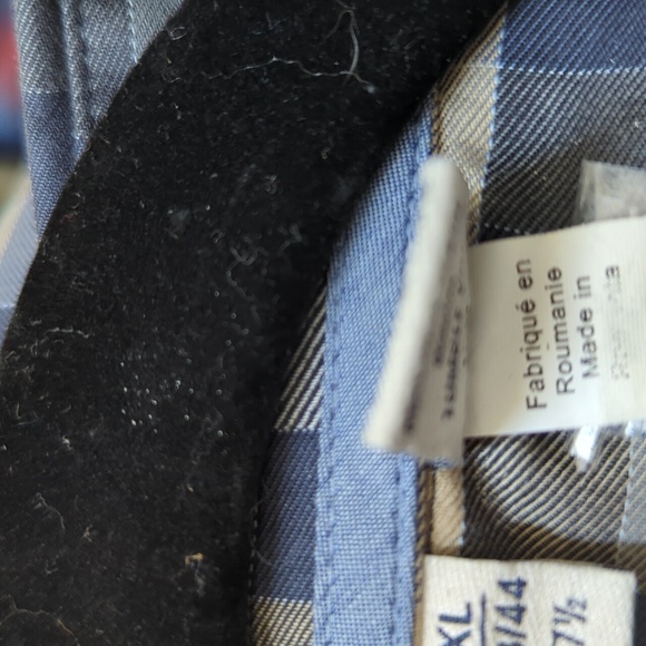 Haupt Germany Plaid Button Down Shirt XL-17.5 - Picture 14 of 16